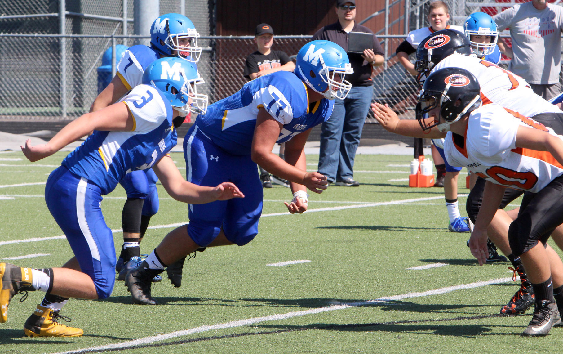 Oakfield at McDonell football 9-8-18